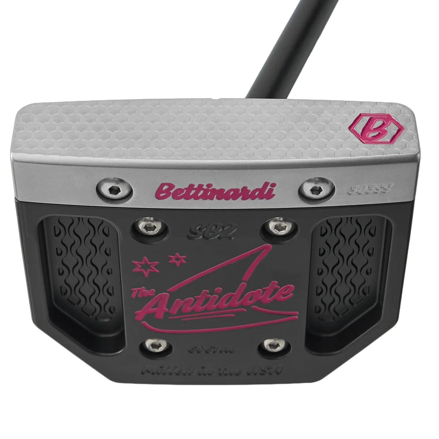 Bettinardi Limited Run Antidote SB2 Retro Pink Micro Honeycomb Putter - RIGHT - SB2 - PINK - 34" - Golf Clubs