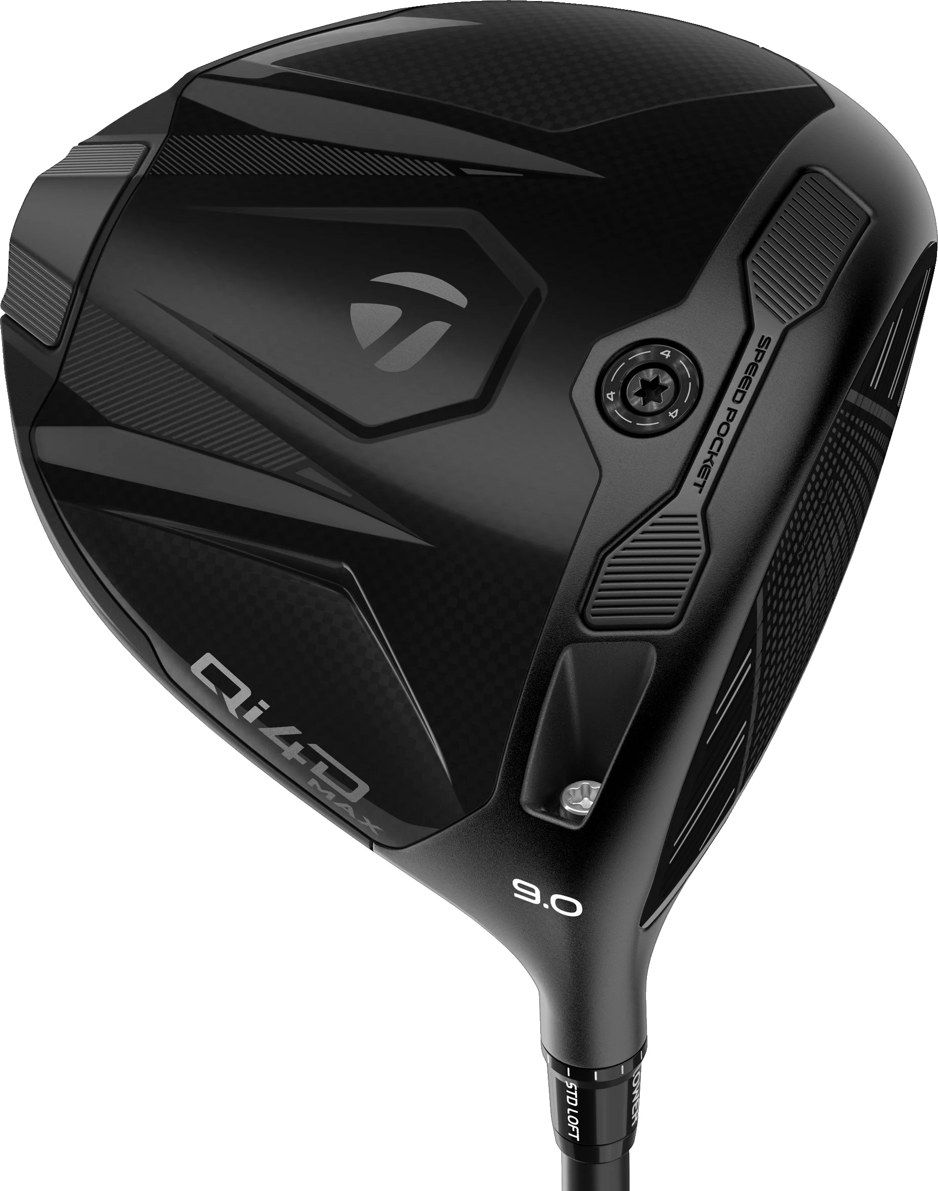 TaylorMade Qi4D Max Shadowfall Driver 2026 - RIGHT - REAX MR BLU 50S - 9.0 - Golf Clubs