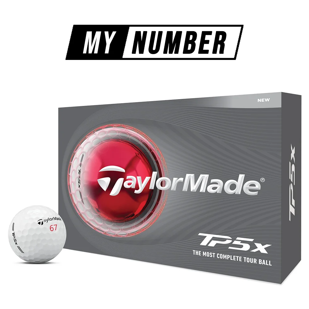 TaylorMade TP5X MyNumber Golf Balls 2026