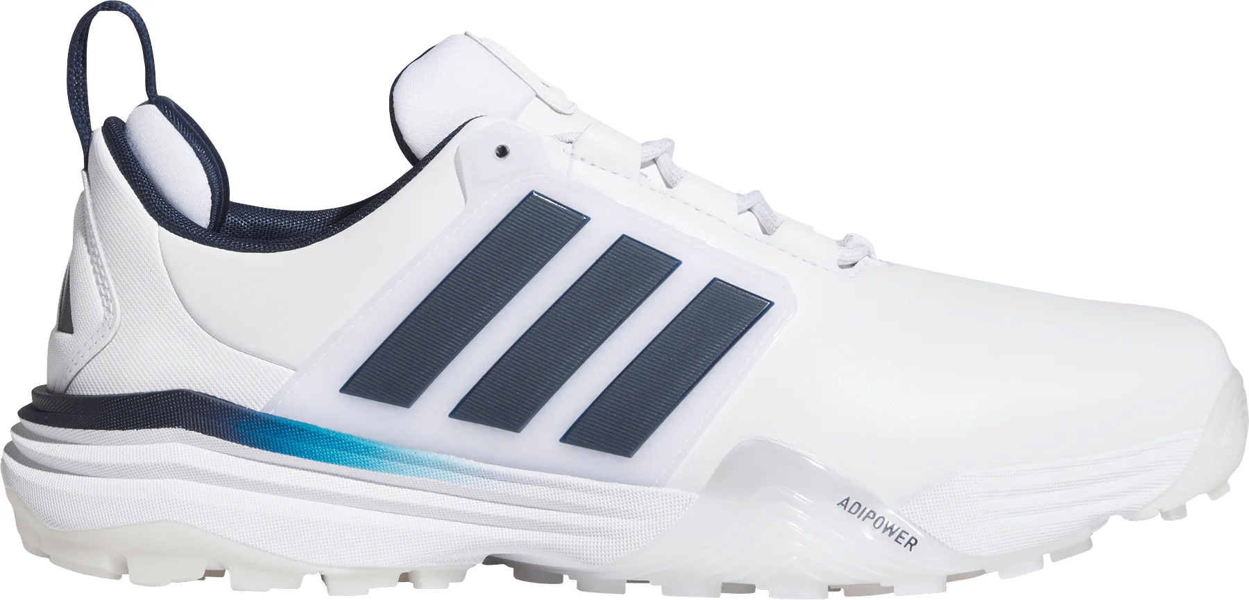 adidas Adipower 26 Spikeless Golf Shoes - Cloud White/Collegiate Navy/Lucid Orange - 7.5 - MEDIUM