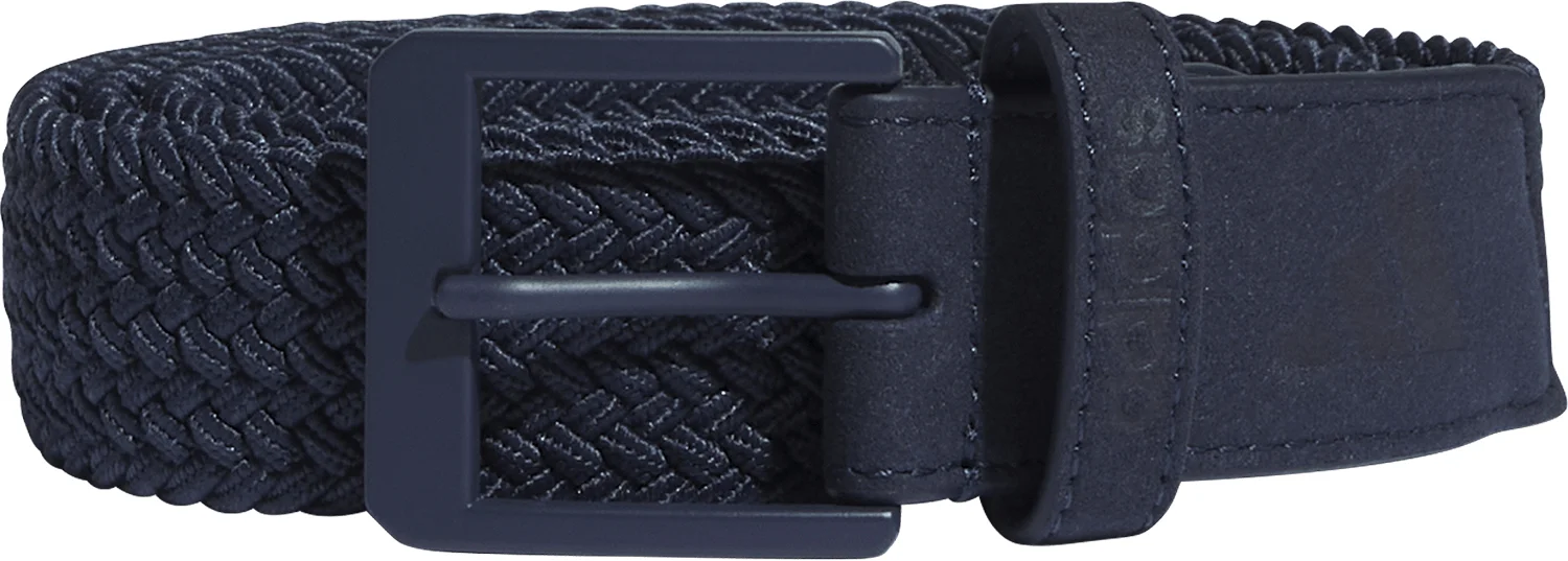 adidas Braided Stretch Mens Golf Belt - Blue, Size: Large/X-Large
