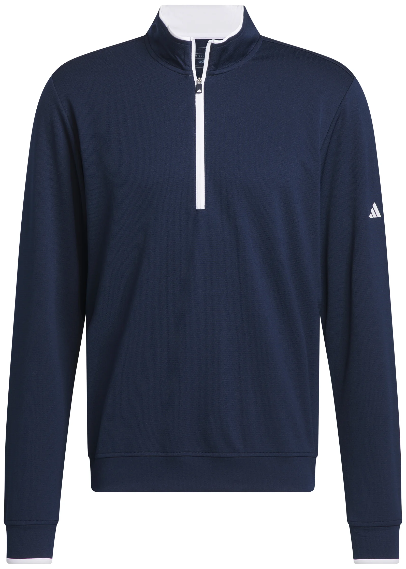 adidas Lightweight Quarter Zip Mens Golf Pullover 2026 - Blue, Size: X-Large