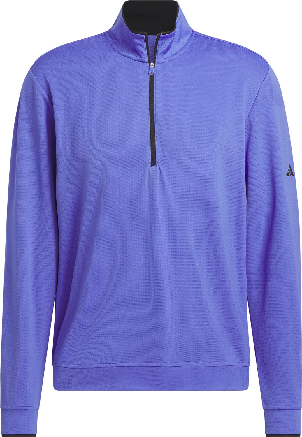 adidas Lightweight Quarter Zip Mens Golf Pullover 2025 - Blue, Size: Small