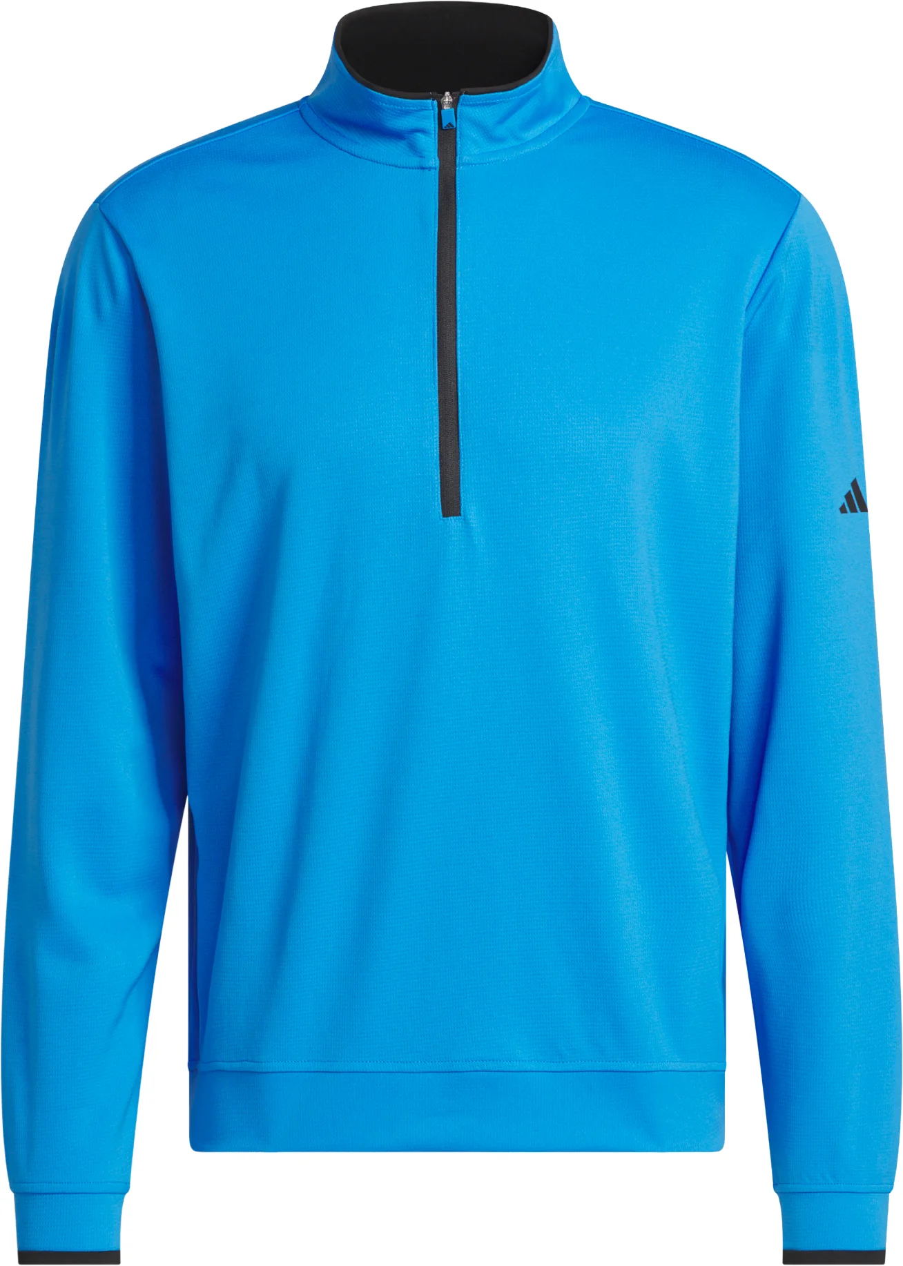 adidas Lightweight Quarter Zip Mens Golf Pullover 2026 - Blue, Size: Medium