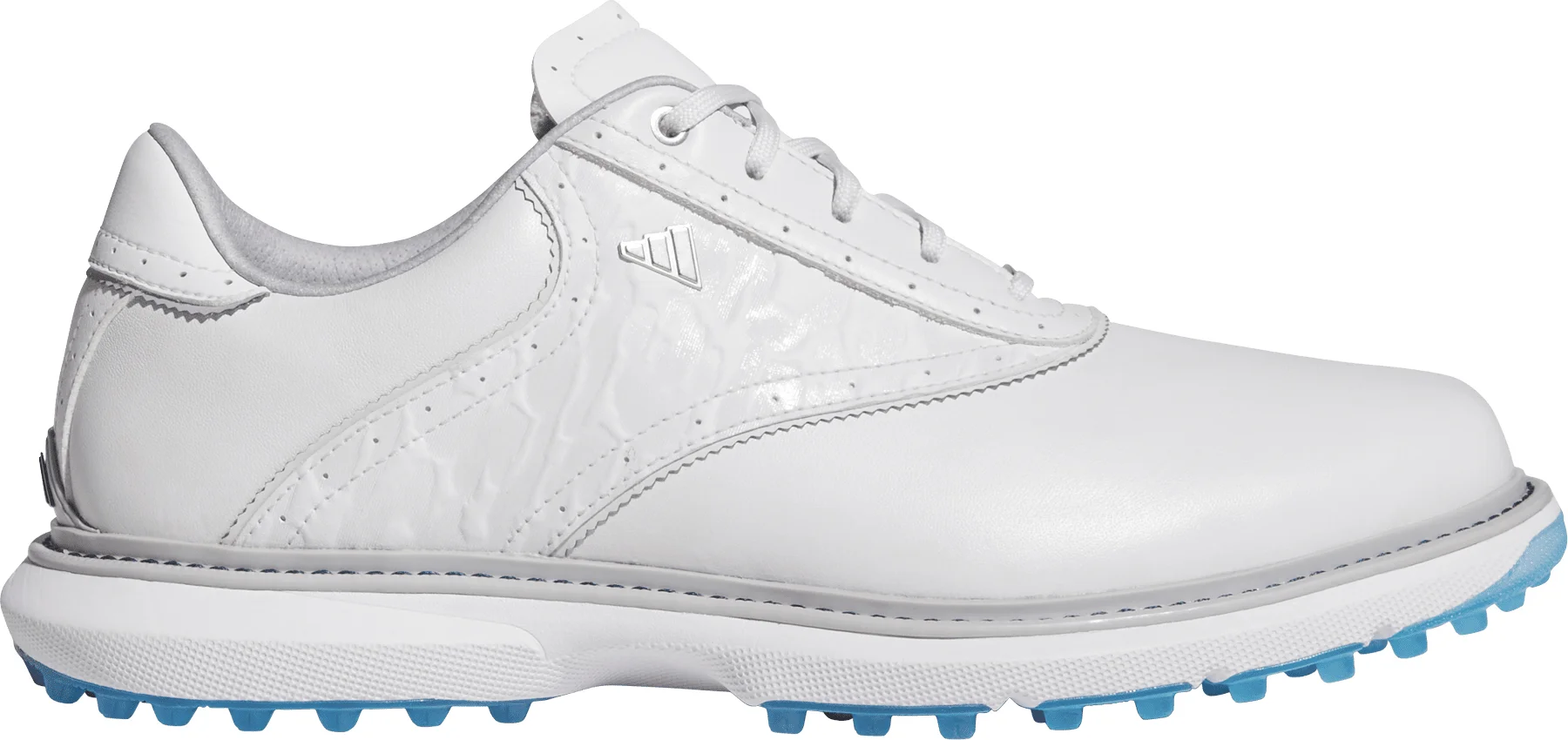 adidas MC70 Spikeless Golf Shoes 2026 - Dash Grey/Halo Silver/Lucid Ray Blue - 9.5 - MEDIUM