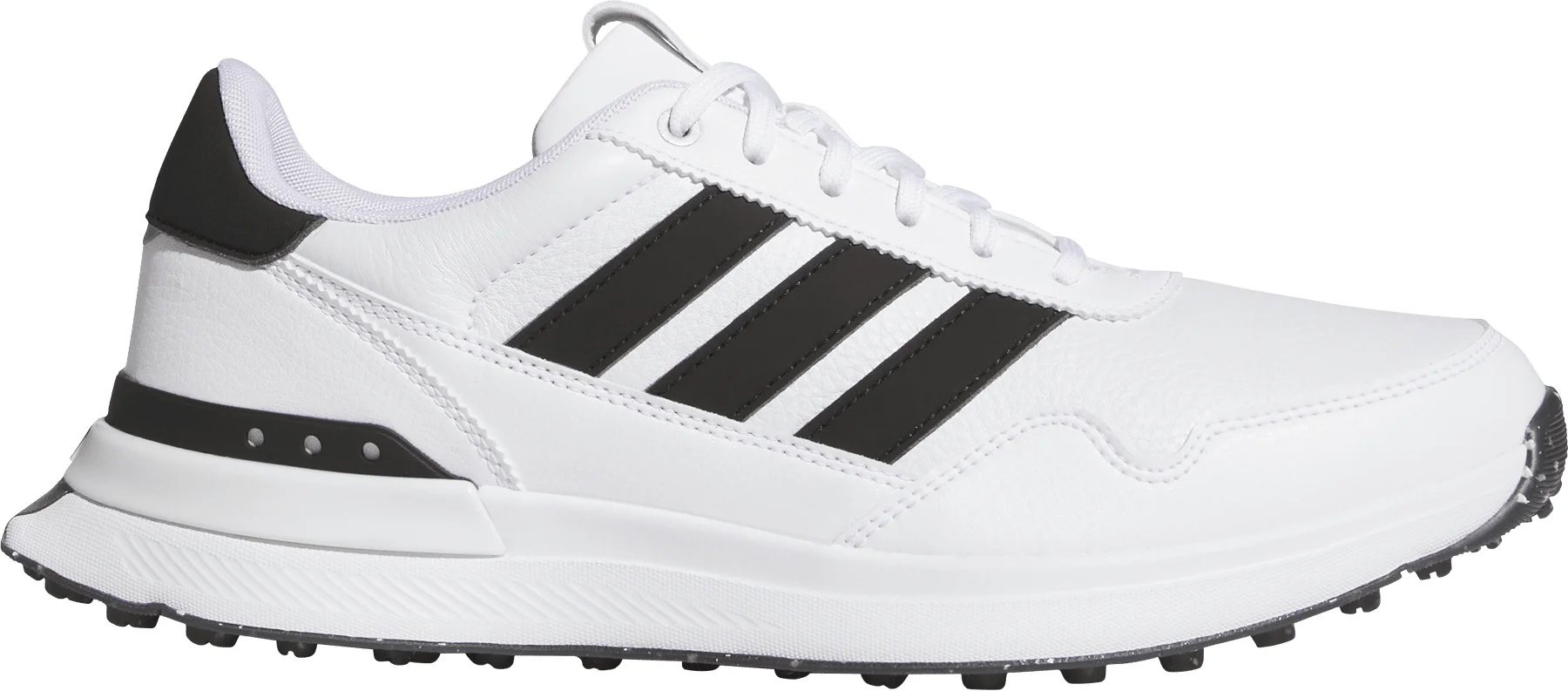 adidas S2G 26 Leather Spikeless Golf Shoes - Cloud White/Core Black/Cloud White - 9.5 - MEDIUM