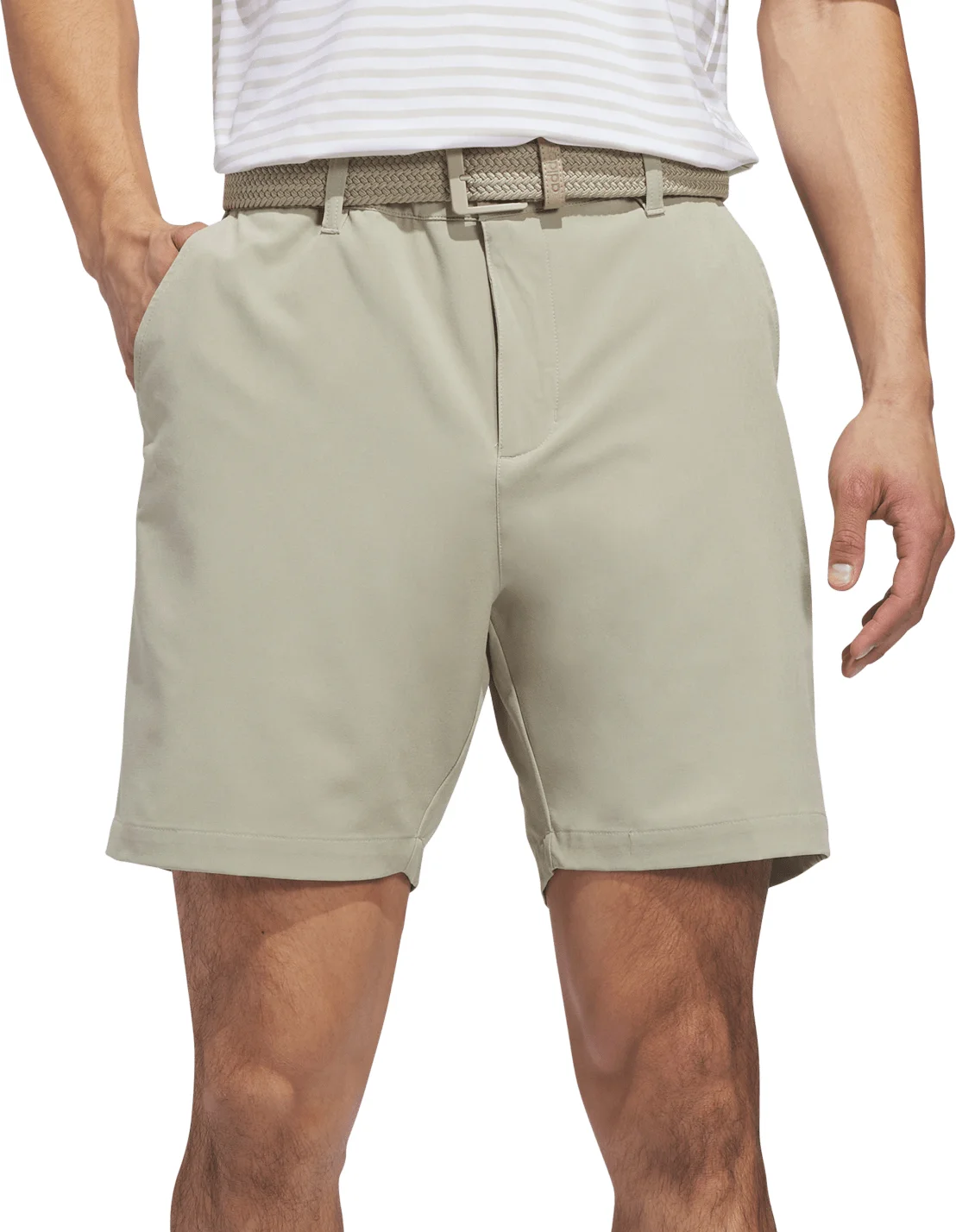 adidas Ultimate365 7 Inch Mens Golf Shorts - Khaki, Size: 30