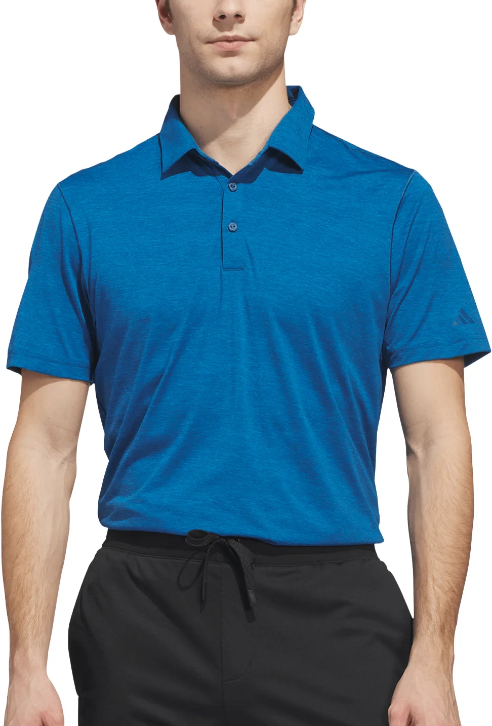 adidas Ultimate 365 Elevated Twistknit Mens Golf Polo Shirt - Blue, Size: Medium