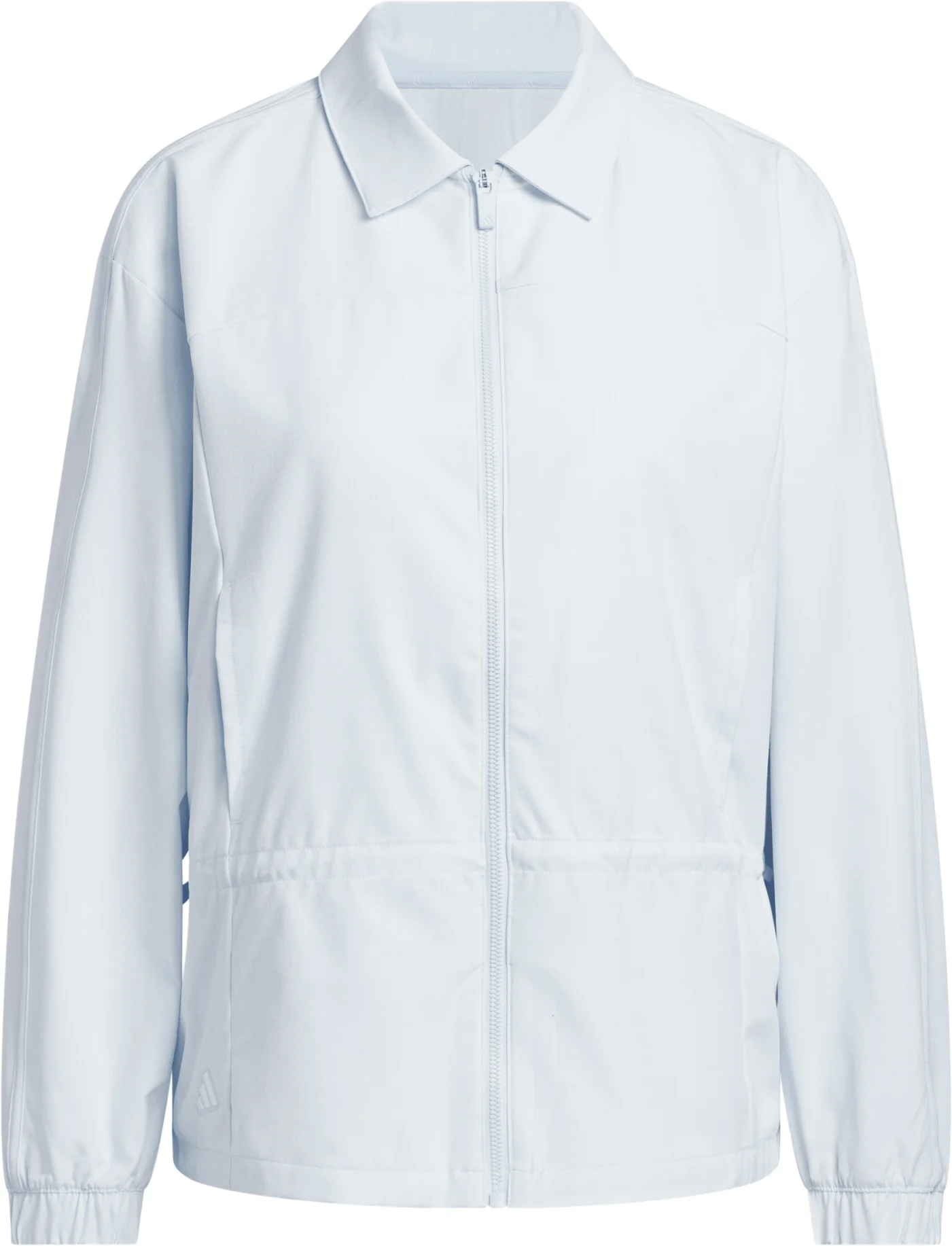 adidas Womens Ultimate365+ Peplum Grid Golf Jacket - Blue, Size: X-Large