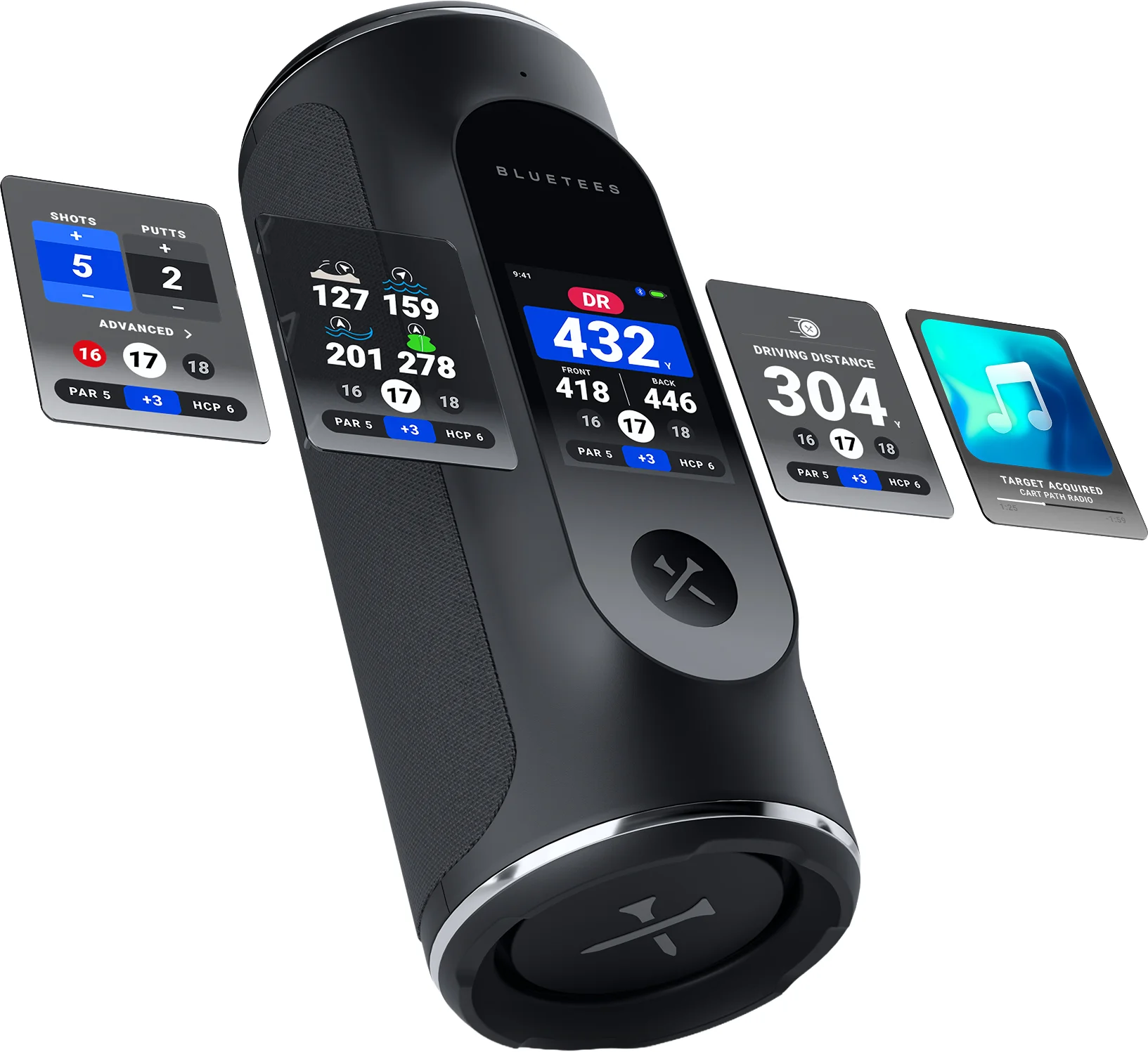 Blue Tees Player Pro GPS Golf Speaker