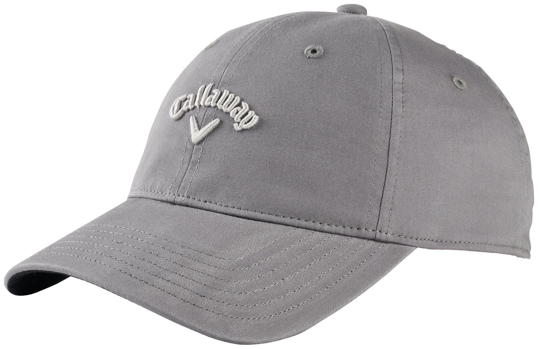 Save 22% on Callaway Women's Heritage Twill Golf Hat In Grey/silver