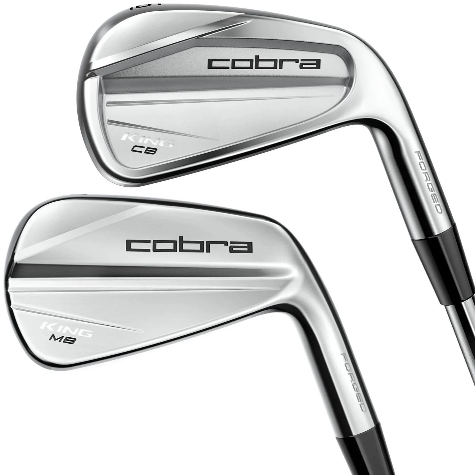 COBRA KING CB/MB Irons - LEFT - KBS $TAPER 120S - 4-6(CB),7-P(MB) - Golf Clubs