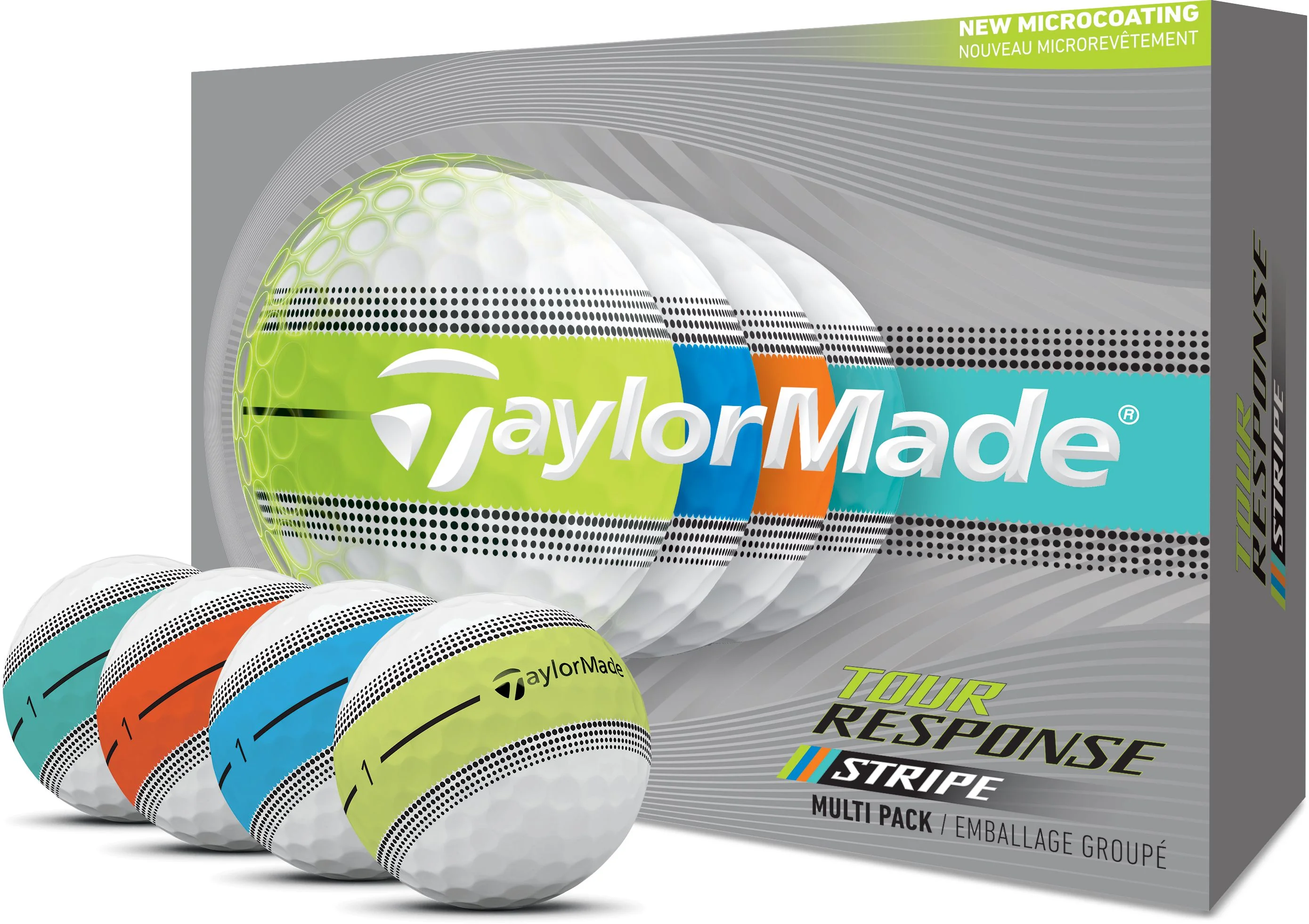 TaylorMade Tour Response Stripe Multi Pack Golf Balls 2026