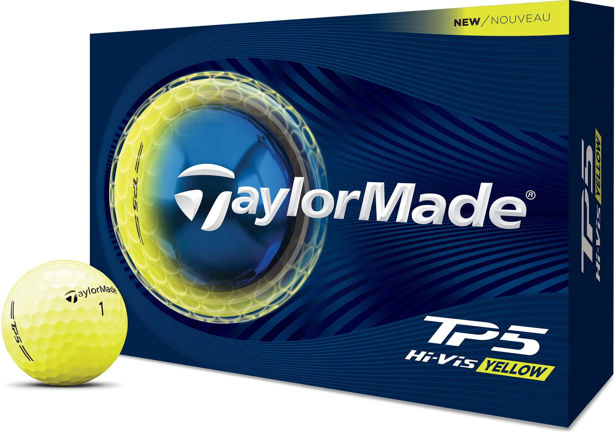 TaylorMade TP5 Yellow Golf Balls 2026 - Carl's Golfland