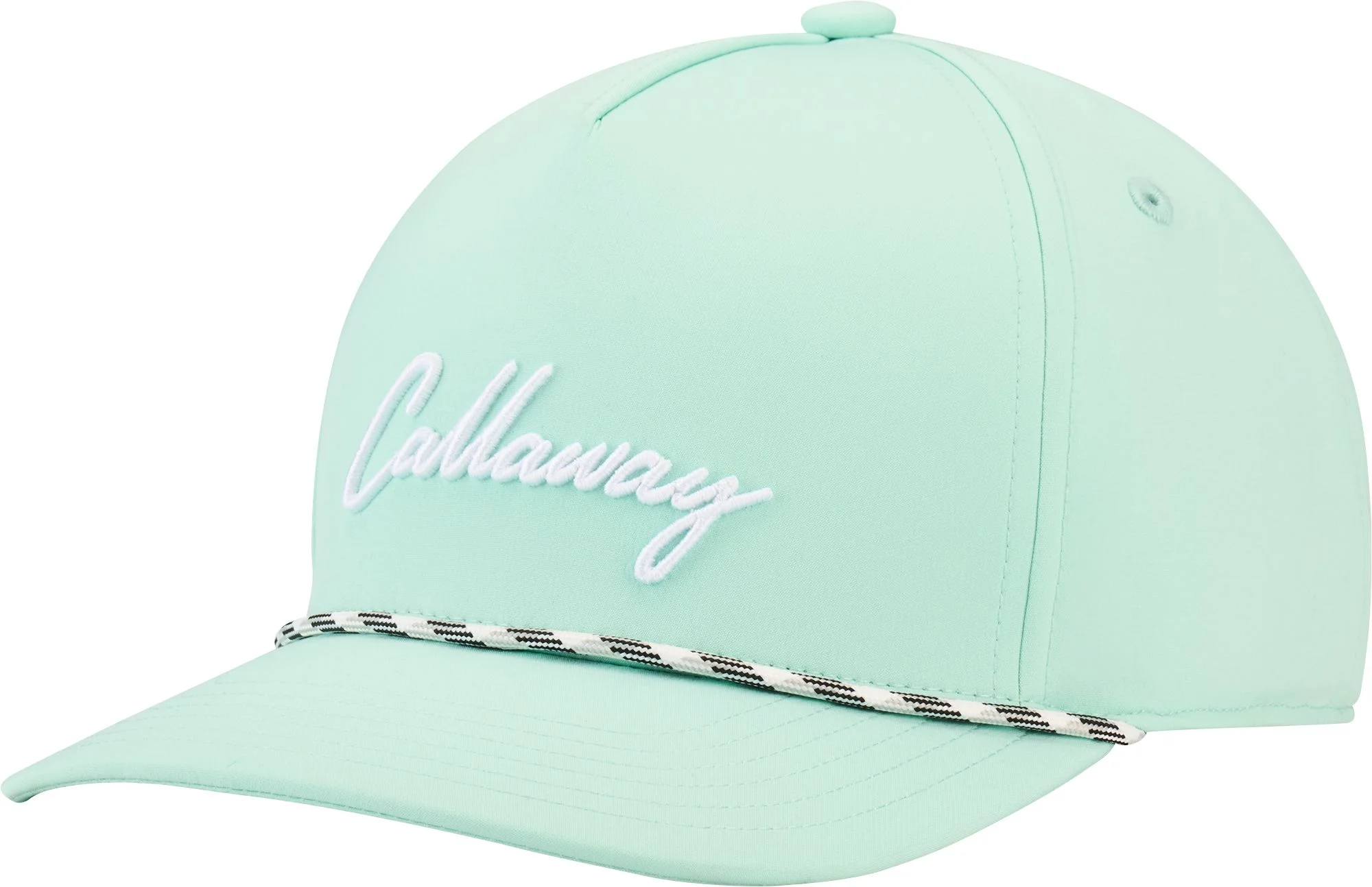 Byrdie Golf Women\'s Hat Green Signature Rope Cap Preppy Golfcore Adjustable Birdie Finger - Performance Golf Rope Hat - Snapback main image 3