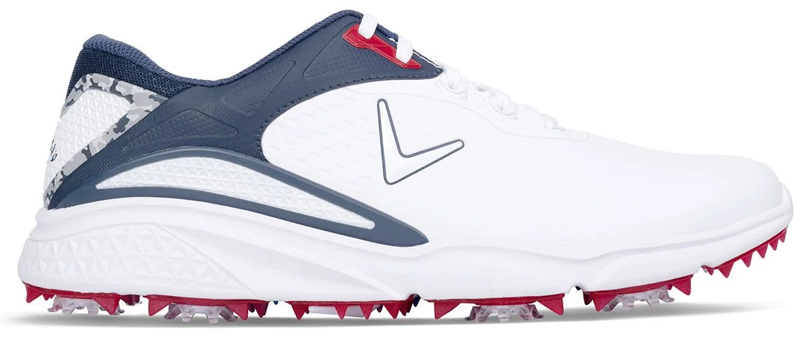 Callaway Coronado V3 Golf Shoes White/Blue/Red - Carl's Golfland