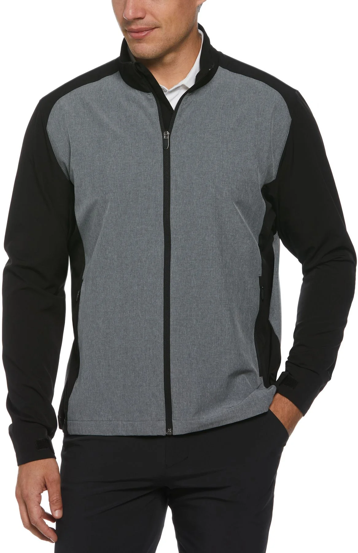 Callaway Heathered Block Full-Zip Golf Jacket ON SALE - Carl's