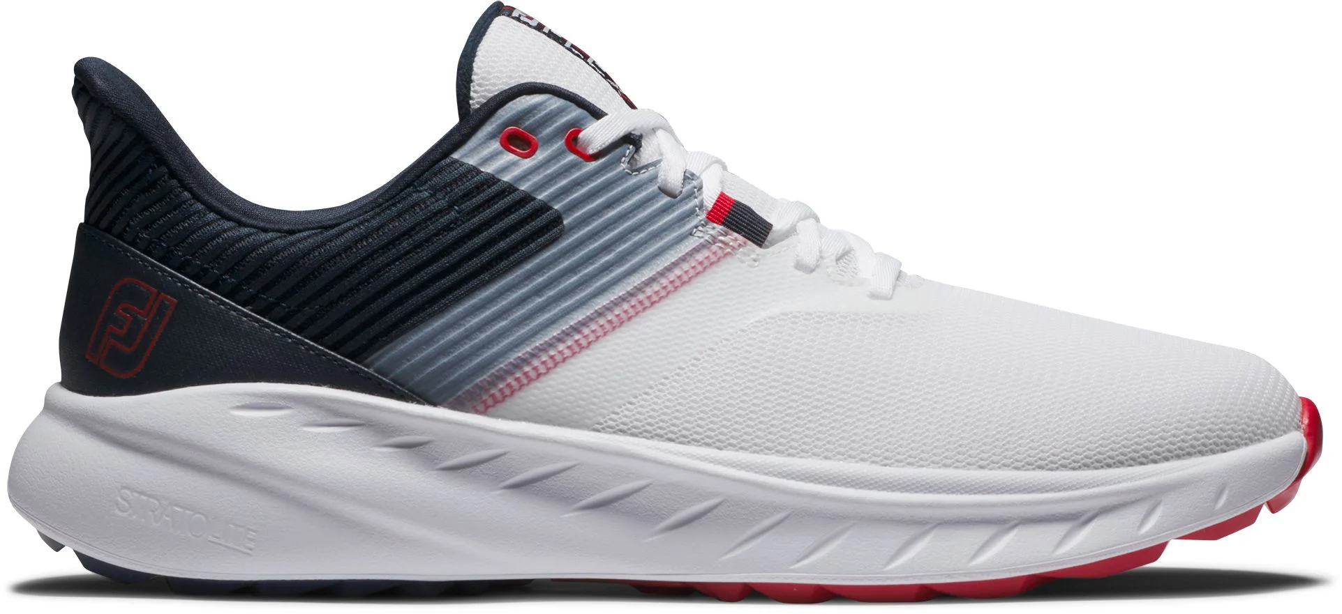 FootJoy Flex Golf Shoes White/Navy 56289 - Carl's Golfland