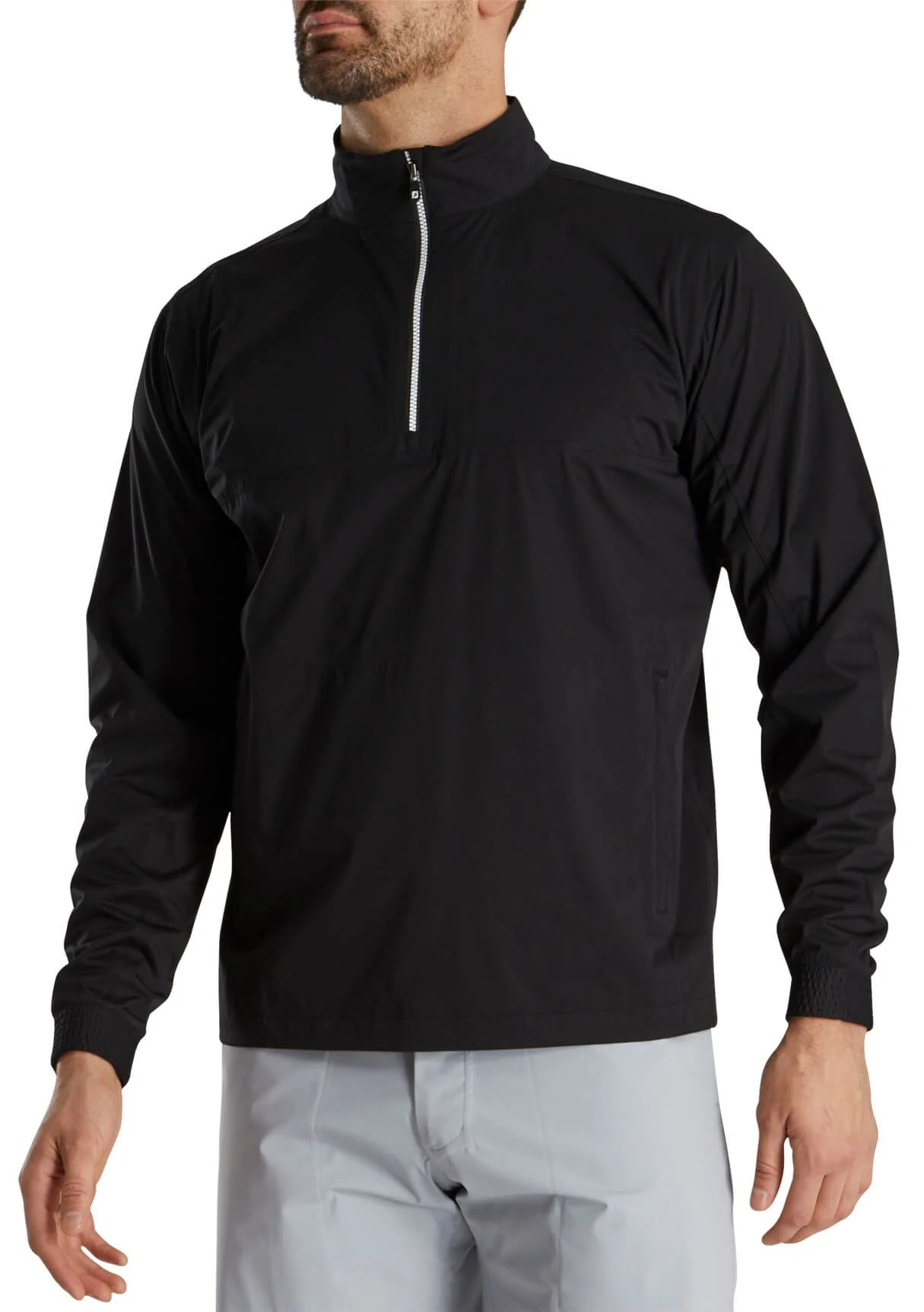 FootJoy HydoKnit Golf Pullover Black - Carl's Golfland