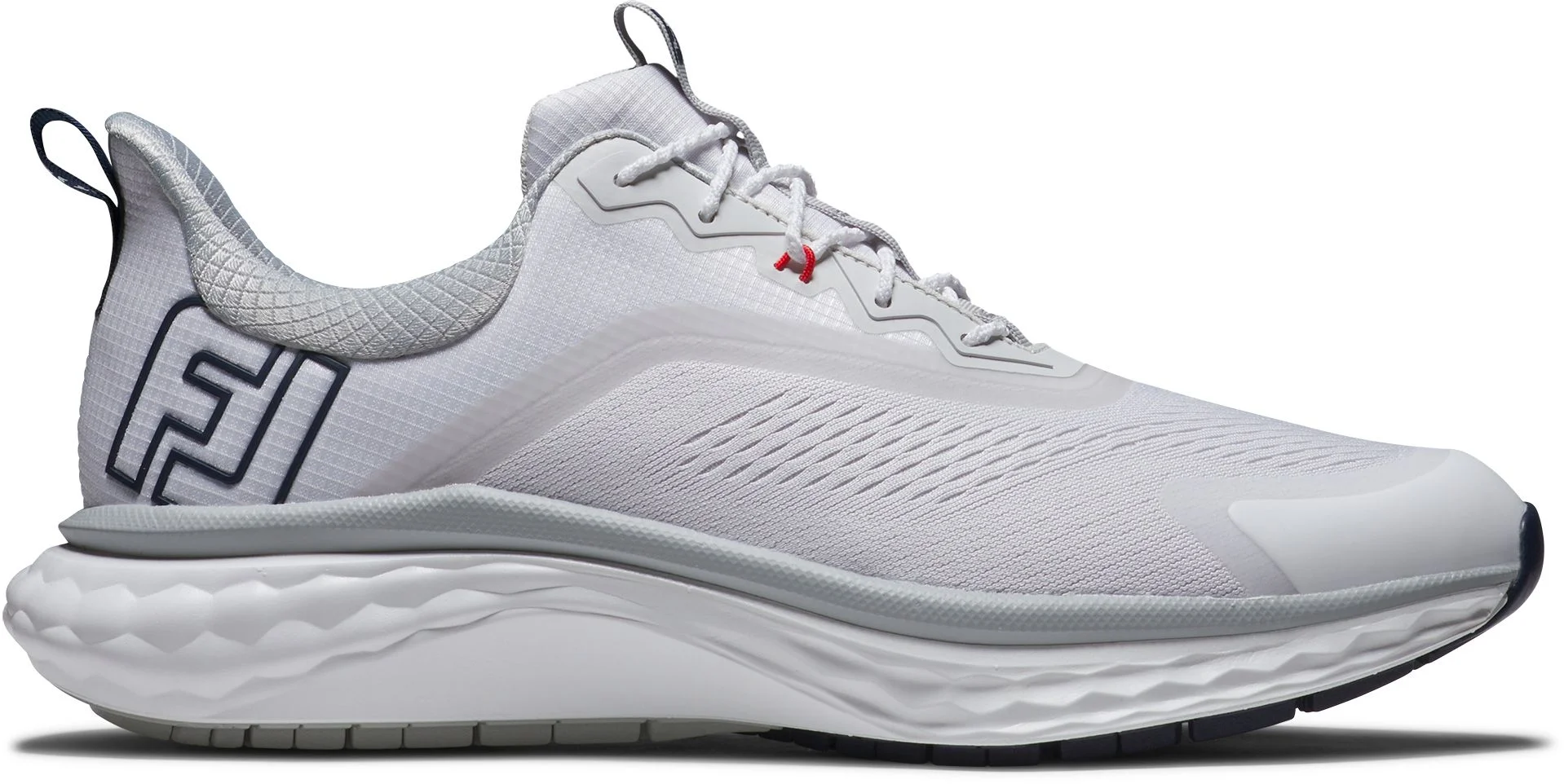 FootJoy Quantum Golf Shoes White/Grey/Navy 56994 - Carl's Golfland