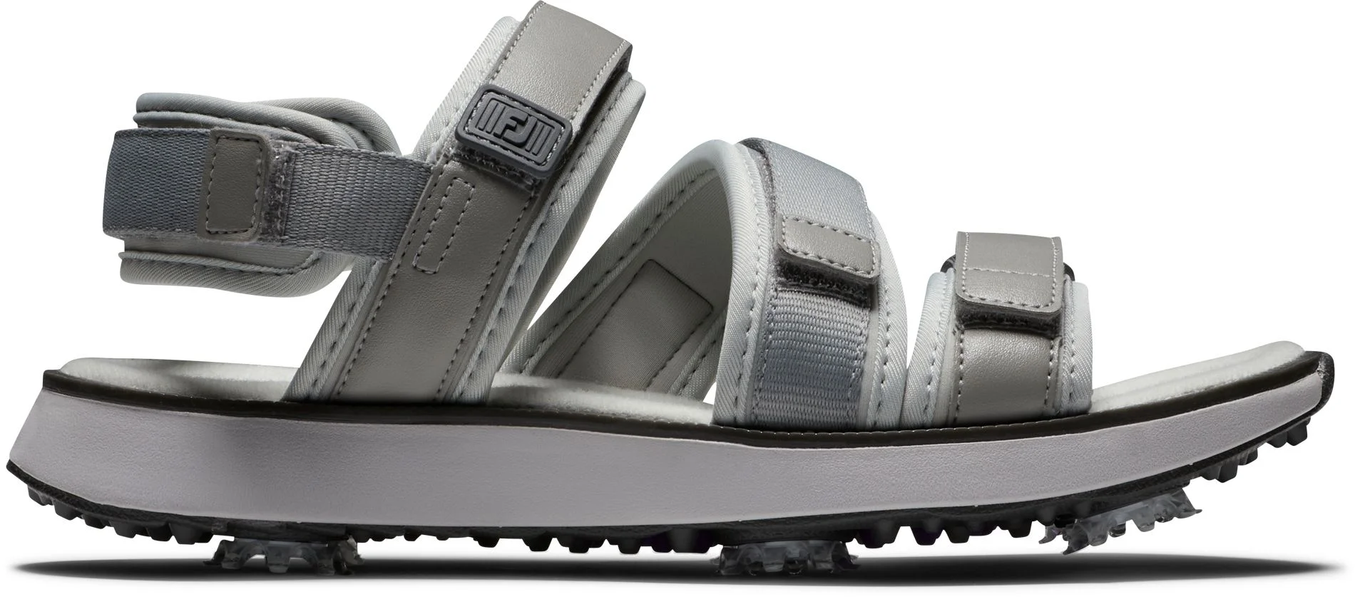 ゴルフサンダル FootJoy Women's Golf Sandals Gray/Purple 98832 - Carl's Golfland