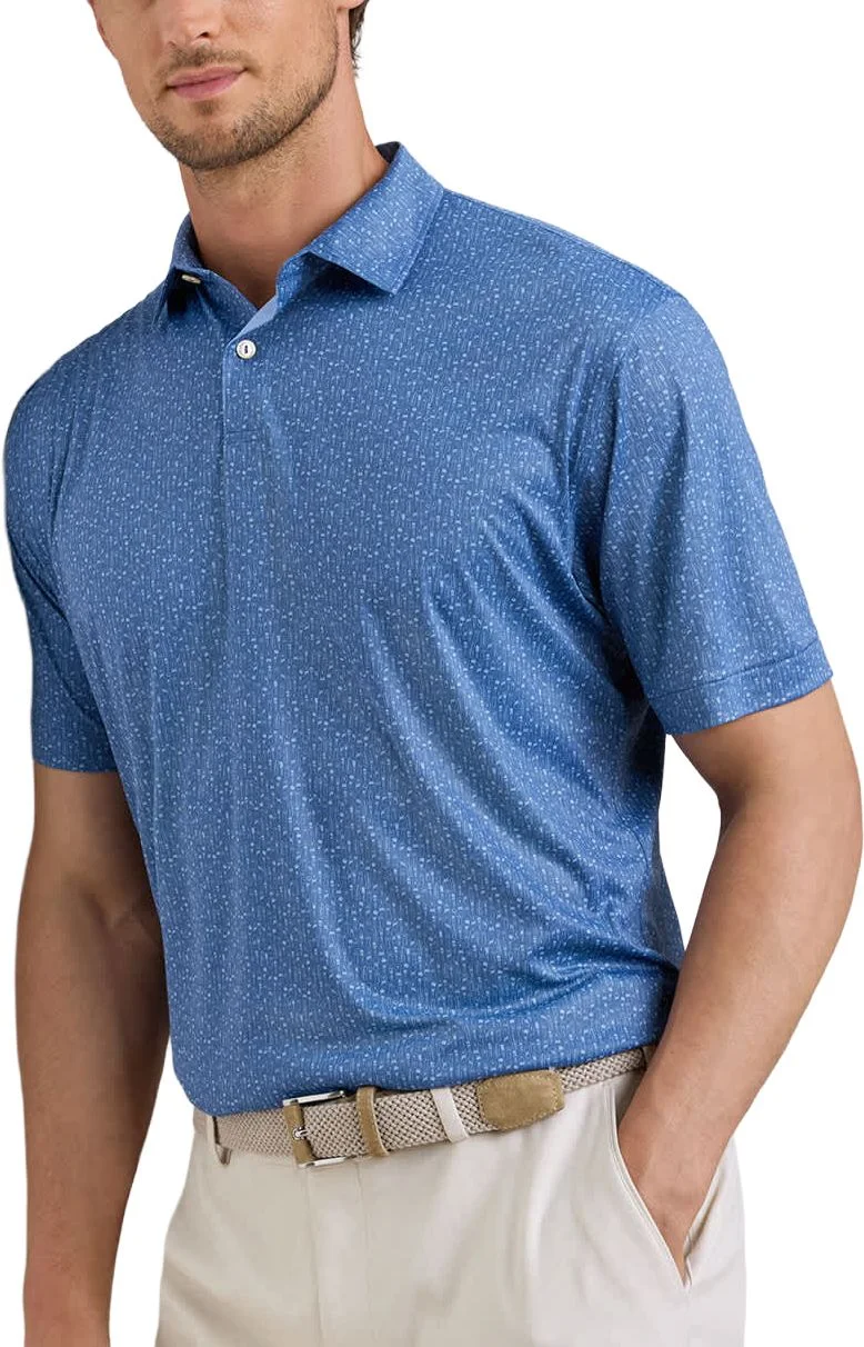 Peter Millar ゴルフポロ USA限定 サイズS Peter Millar Featherweight Headcovers Performance Golf Polo