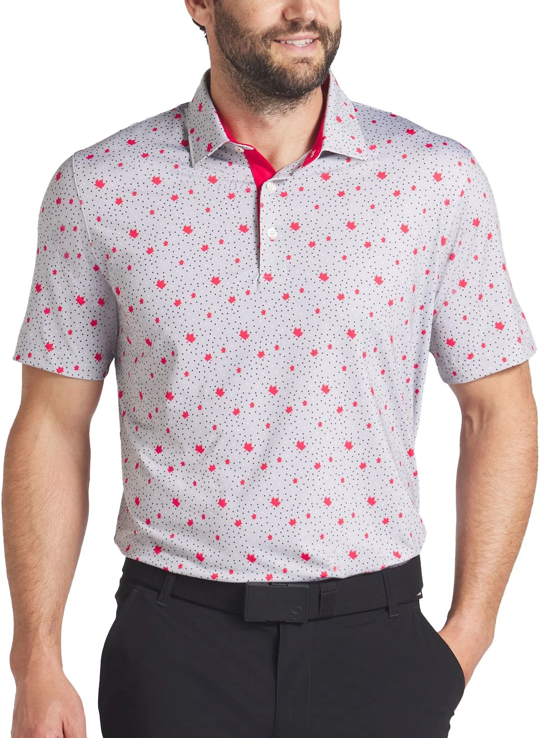 PUMA Canada Maple Dot Golf Polo ON SALE