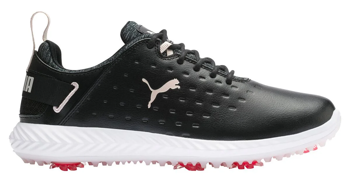 新品未使用【PUMA】 プーマ IGNITE BLAZE PRO イグナイト Puma Womens Ignite Blaze Pro Golf Shoes Black/Rosewater