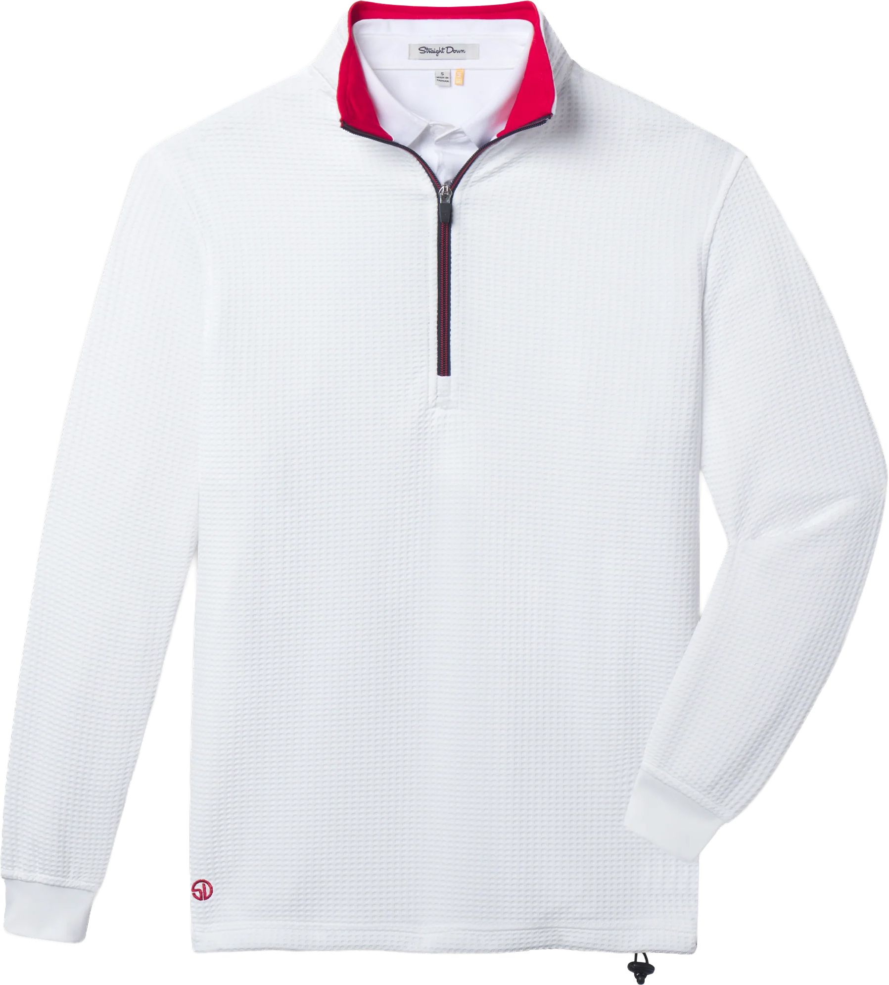 Straight Down Optic Quarter-Zip Golf Pullover - Carl's Golfland