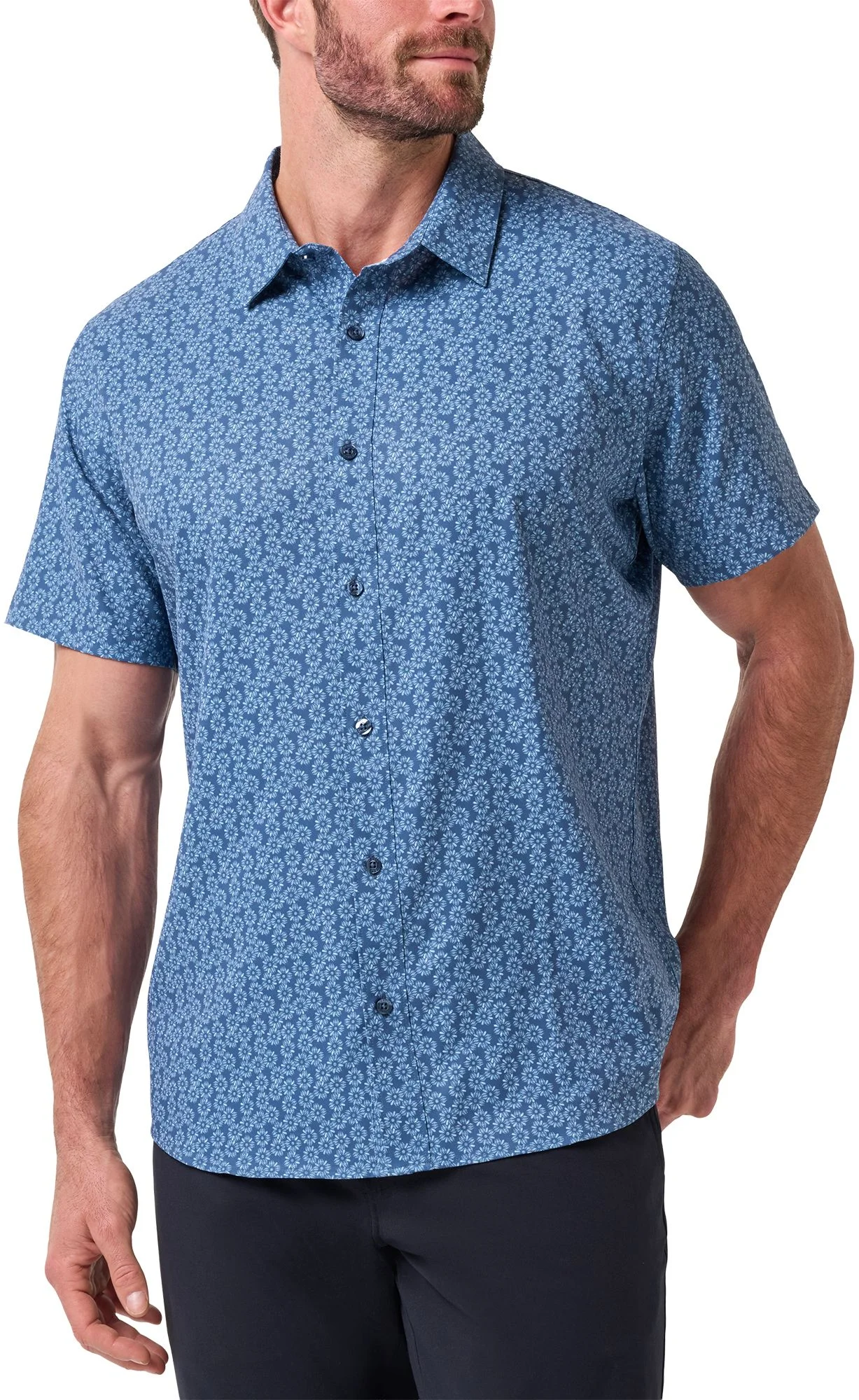 TravisMathew Techwoven Sunlight Button Up Golf Shirt - Carl's Golfland