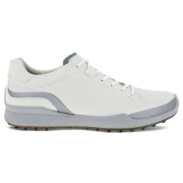 ECCO BIOM Hybrid Laced Golf Shoes White/Silver Metallic/White - Carl's  Golfland