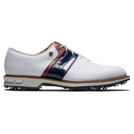 FootJoy Dryjoys Premiere Series Packard Golf Shoes White/Navy 