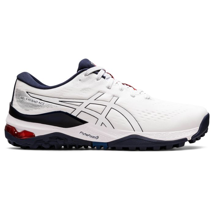 ASICS GEL-KAYANO ACE Golf Shoes White/White - Carl's Golfland