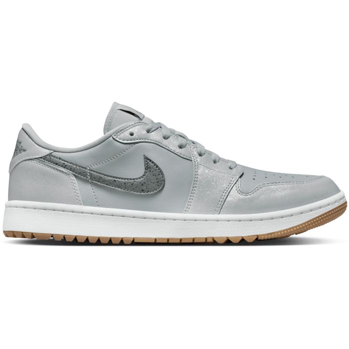 Nike Air Jordan 1 Low G Golf Shoes Wolf Grey/White/Gum Medium