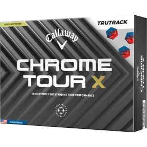 Callaway Chrome Tour X TruTrack Golf Balls Packaging