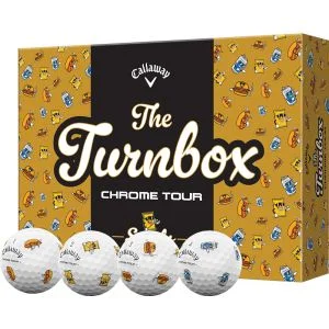2025 Callaway Chrome Tour Turnbox Limited Edition Golf Balls Dozen Box And Balls