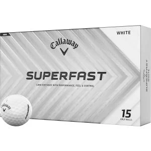 2025 Callaway Superfast 15-Pack Golf Balls Box And Ball