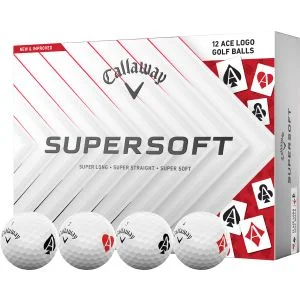 2025 Callaway Supersoft Aces Limited Edition Golf Balls Dozen Box And Balls