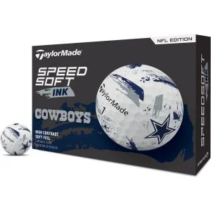 2025 TaylorMade SpeedSoft Ink NFL Football Golf Balls