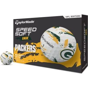 2025 TaylorMade SpeedSoft Ink NFL Football Golf Balls