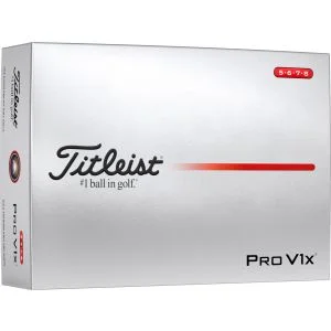 2025 Titleist Pro V1x High Number Golf Balls Dozen Box