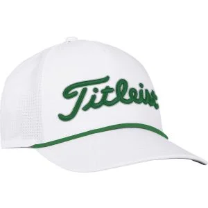2025 Titleist Tour Rope Green and White Golf Hat