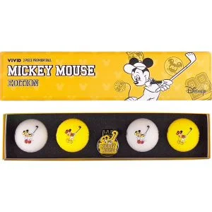 Volvik Vivid Soft Disney Golf Ball Gift Set Mickey Mouse Golf