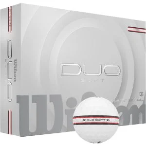 2025 Wilson Duo Soft TRK360 Golf Balls Dozen Box And Ball