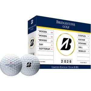2026 Bridgestone Limited Edition Tour B RX Leaderboard Golf Balls