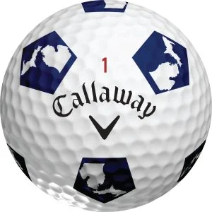 2026 Callaway Chrome Soft Truvis Navy Michigan Golf Balls