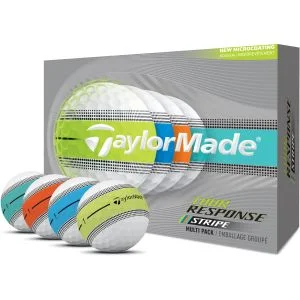 2026 TaylorMade Tour Response Stripe Multi Pack Golf Balls Dozen Box And Balls