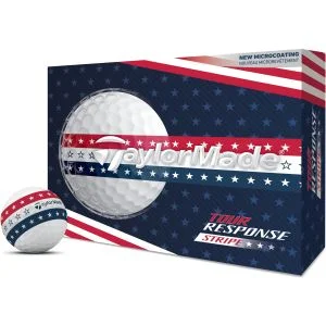 TaylorMade Tour Response Stripe USA Golf Balls 2026