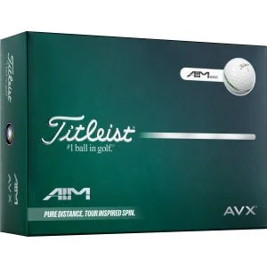 Titleist AVX AIM 360 Golf Balls Dozen Box