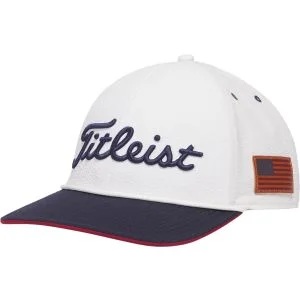 2026 Titleist Stars & Stripes Players Seersucker Golf Hat Front